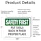 Signmission Safety Culture Sign, 10 in Width, Vinyl Decal, Rectangle OS-2PACK-SF-D-710-L-10848 - alternate 6